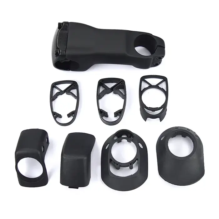 Tige en carbone pour guidon SL7, tige de vélo de route et de montagne à 6 degrés avec entretoises, t