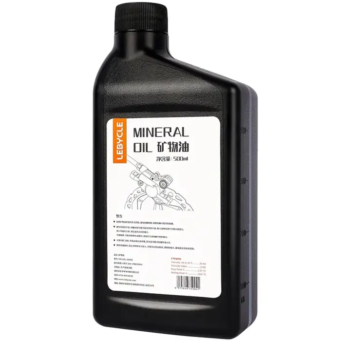 Huile minérale pour frein de vélo LEBYCLE 500ML 60ML