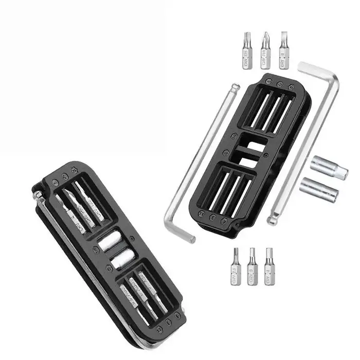Kit d'outils de réparation de vélo 10-en-1 avec clé hexagonale
