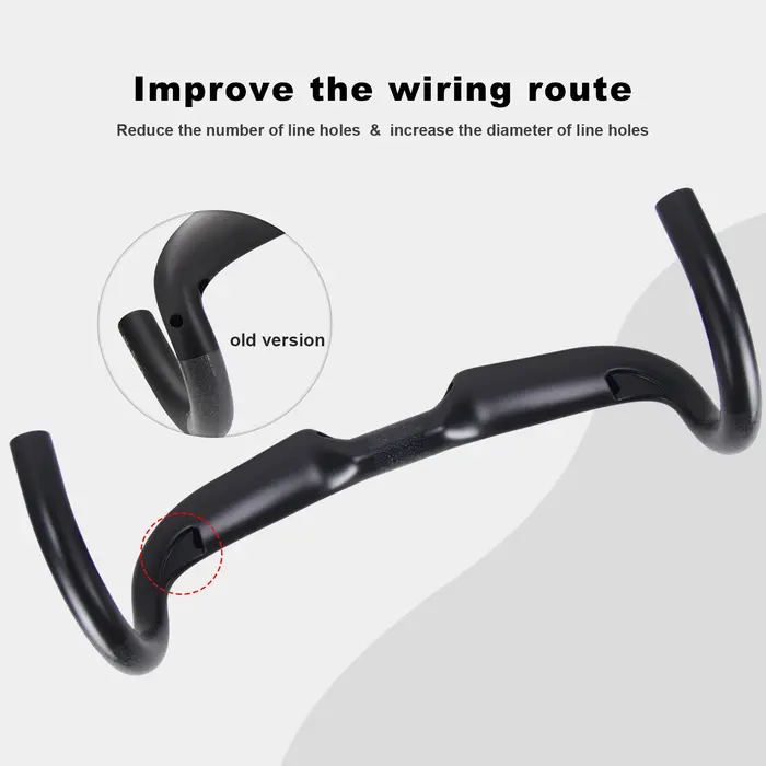 RXL SL 31.8 guidon de vélo de route en carbone routage interne