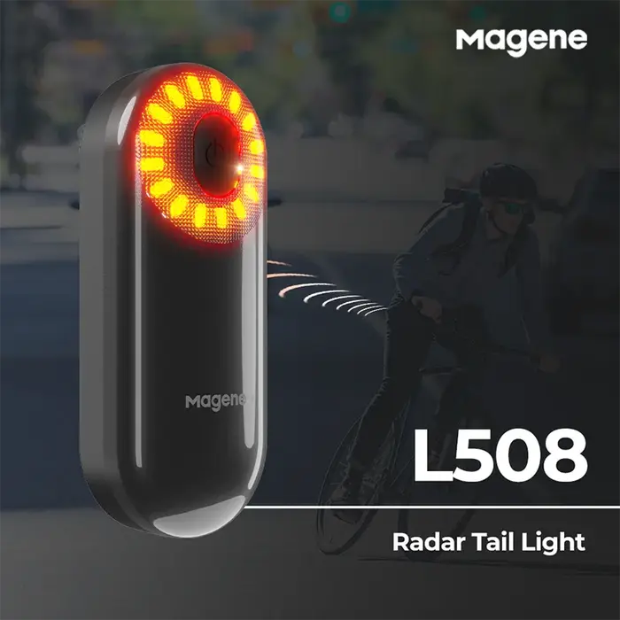 Magene Radar feu arrière de vélo L508 lampe de détection de frein arrière de vélo tige de selle char