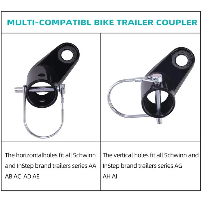 Attache de remorque de vélo robuste