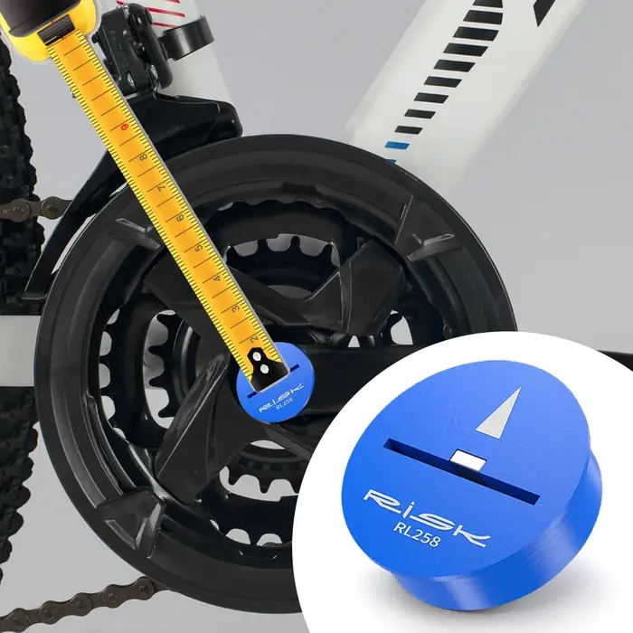 Outil de mesure de la hauteur de selle de vélo vtt