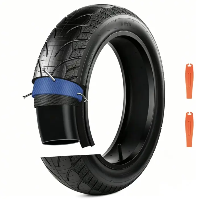 ZUKKA 20x4.0 1 Pack Pneu de Vélo Électrique à Haute Performance - Robuste