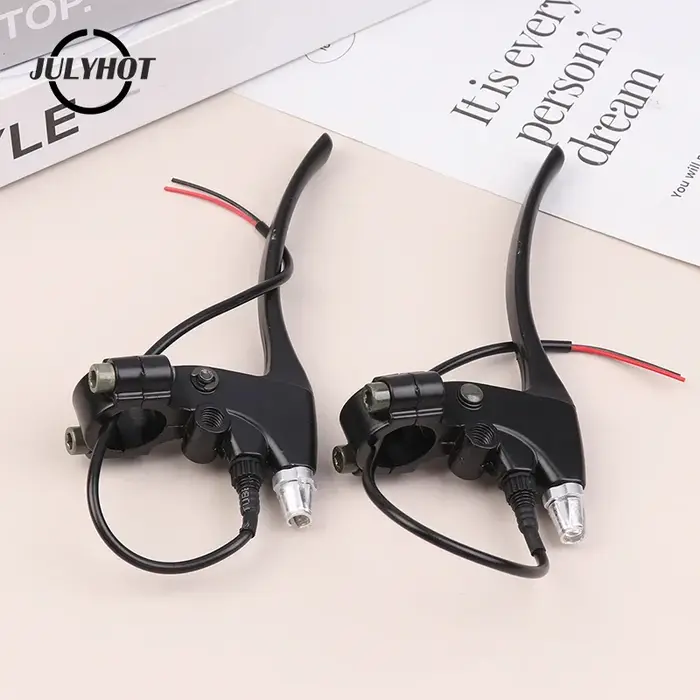 1 paire de leviers de frein arrière de vélo électrique