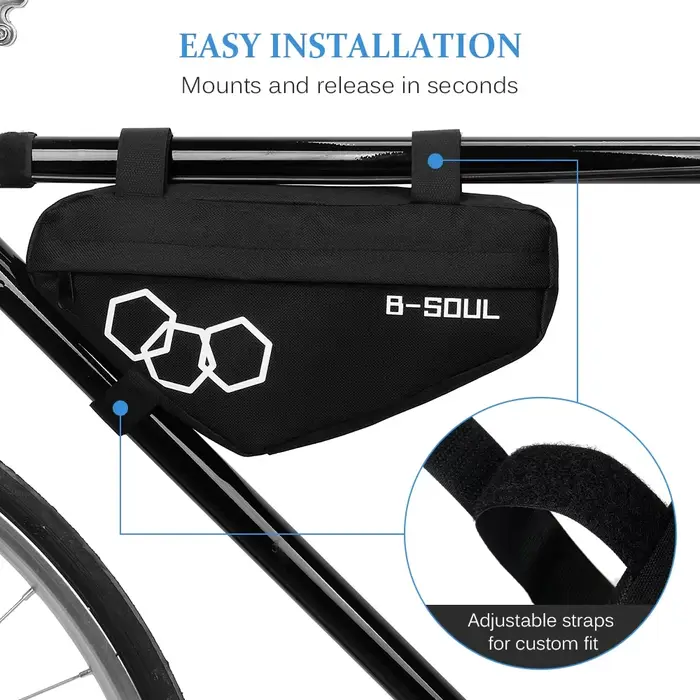 Sac triangulaire pour vélo