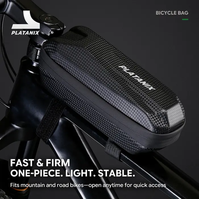 Sacoche de vélo rigide PLATANIX EVA pour VTT et vélos de route - Sacoche de cadre avant, sacoche de 