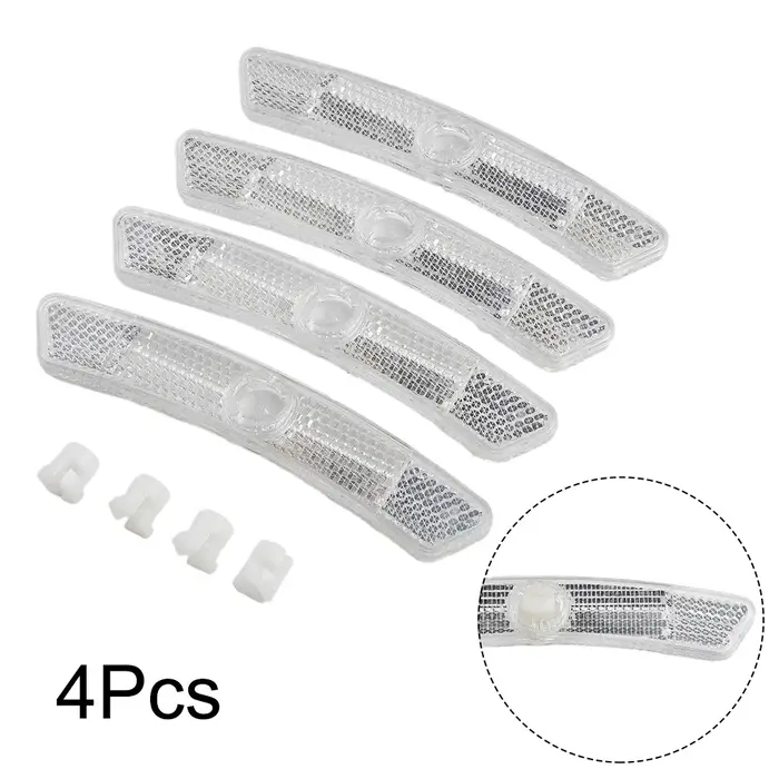 Bandes de moulage pour vélo, réflecteur à rayons, intérieur, bureau, extérieur, jardin, blanc, jaune