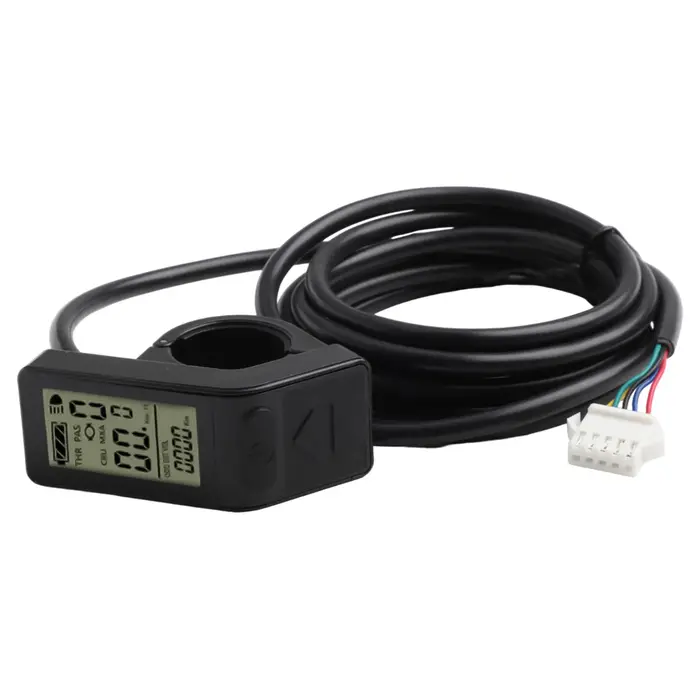 Mini écran LCD4 pour vélo électrique 24/36/48 volts, doté d'assistance électrique et de fonctions d'
