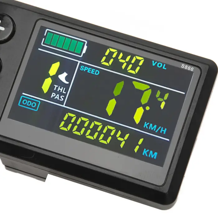 Compteur d'affichage LCD pour vélo électrique