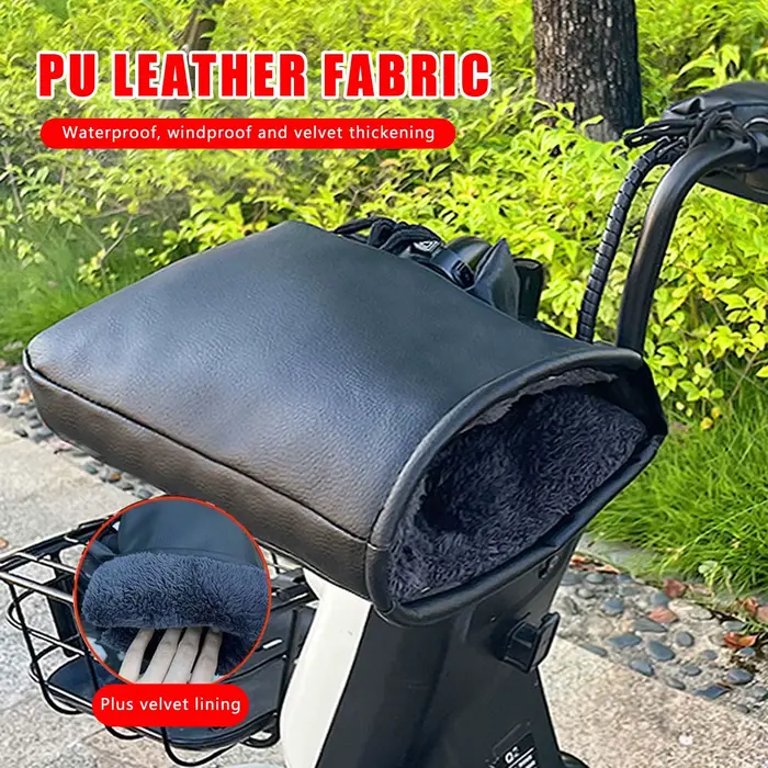 Gants de guidon chauds d'hiver