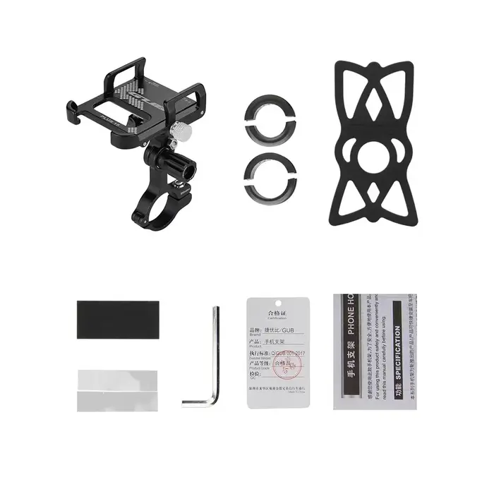 GUB PLUS 15 Support de téléphone portable pour vélo Support de montage fixe moto vélo électrique Sup