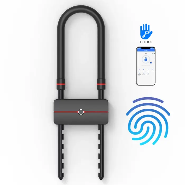RAYKUBE étanche Bluetooth APP contrôle serrure de vélo électronique en forme de U
