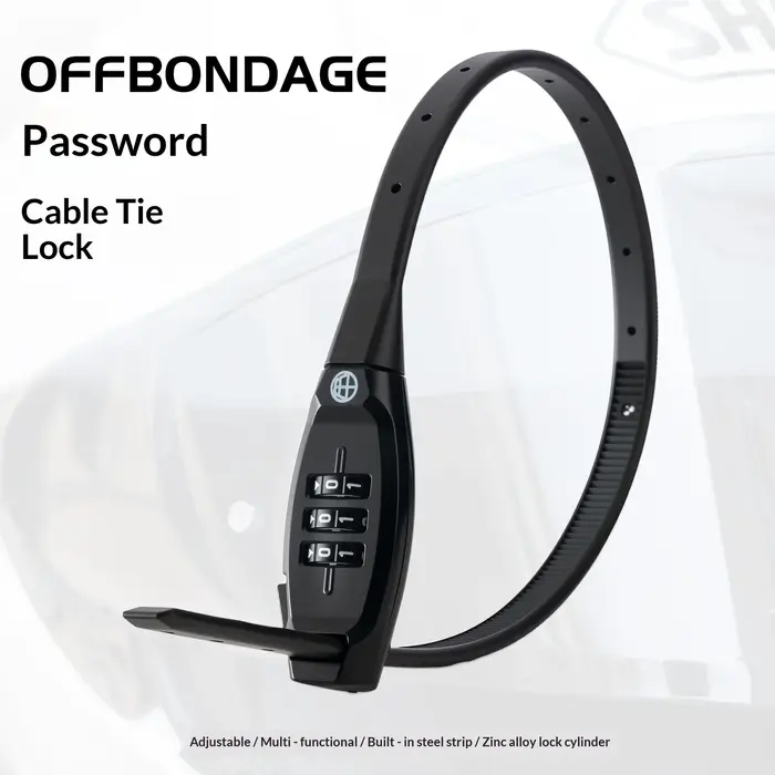 Antivol portable pour vélo OFFBONDAGE – Câble en alliage de zinc