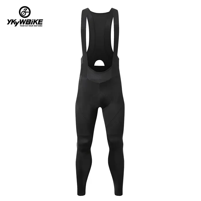 Pantalon de cyclisme long à bretelles YKYWBIKE pour homme – Printemps/Automne – Pantalon de vélo de 