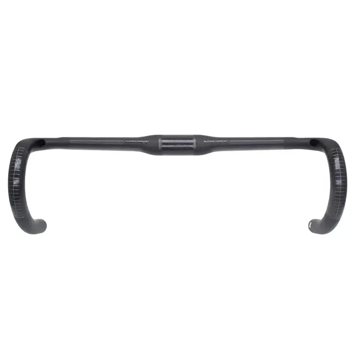 Guidon de câblage interne pour vélo de route Vitchey entièrement en carbone. Finition en surface : diamètre mat 31