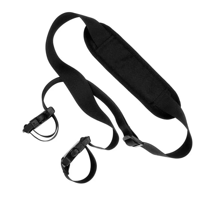 Sangle de transport universelle en polyester pour scooter et vélo pliable avec épaulière réglable et poignées robustes pour transport facile de matériel de sport