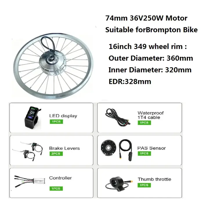 Brompton – Kits de Conversion de vélo électrique