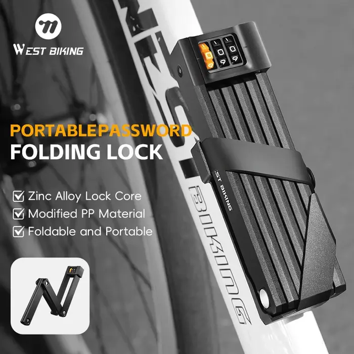 WEST BIKING – serrure pliante pour vélo