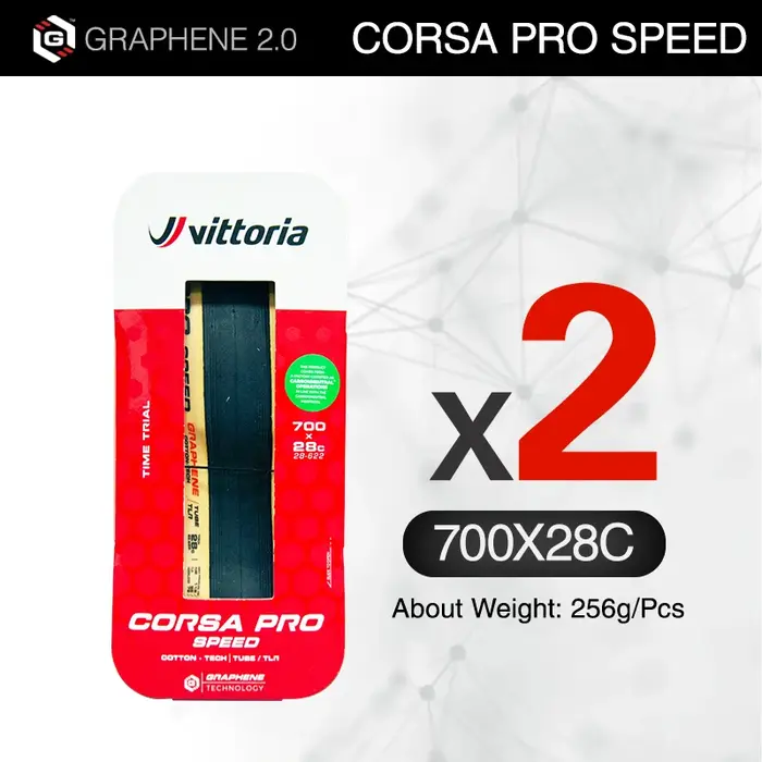 Vittoria pneu de vélo de route Corsa Pro Speed 700X24/28 G2.0 pneus