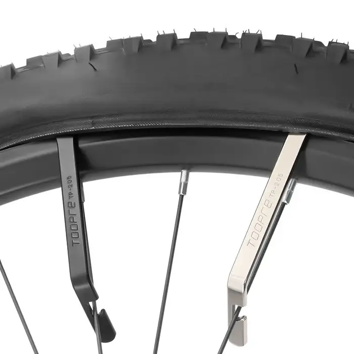 Cric à pneu de vélo VTT et vélo de route en acier inoxydable