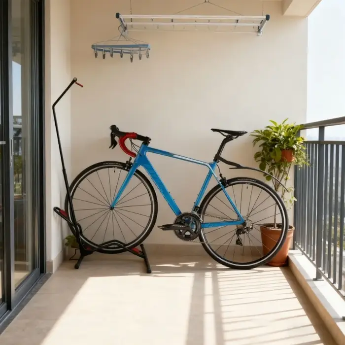 Porte-vélos Vertical avec Structure verrouillage par Insertion