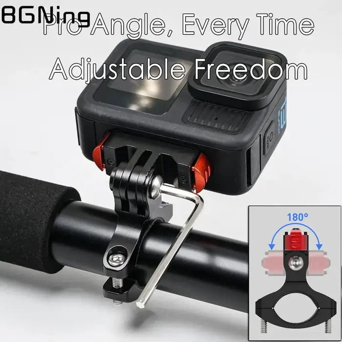 Support de guidon de moto pour GoPro 13