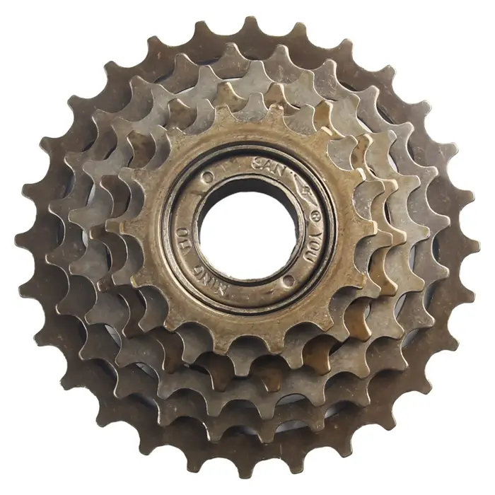 Vis sur roue libre pour vélo, roue libre, haute performance, marron, haute qualité, 13/14-28T, 6 vit