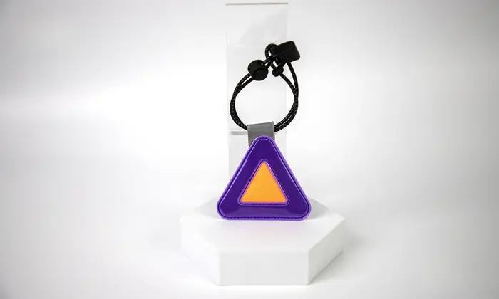 Triangle réfléchissant pour vélo