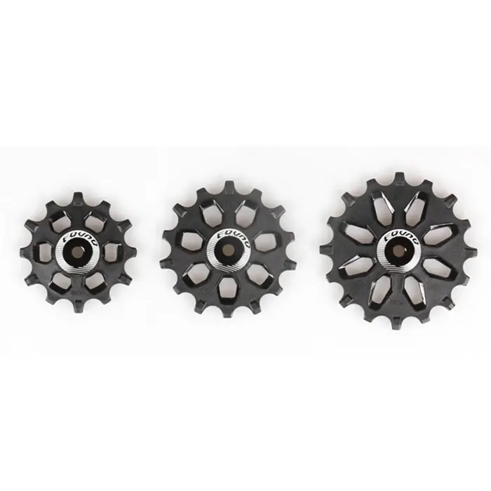FOVNO – jeu de poulies de dérailleur arrière 12T 14T 16T, Support de roue à dents larges et étroites