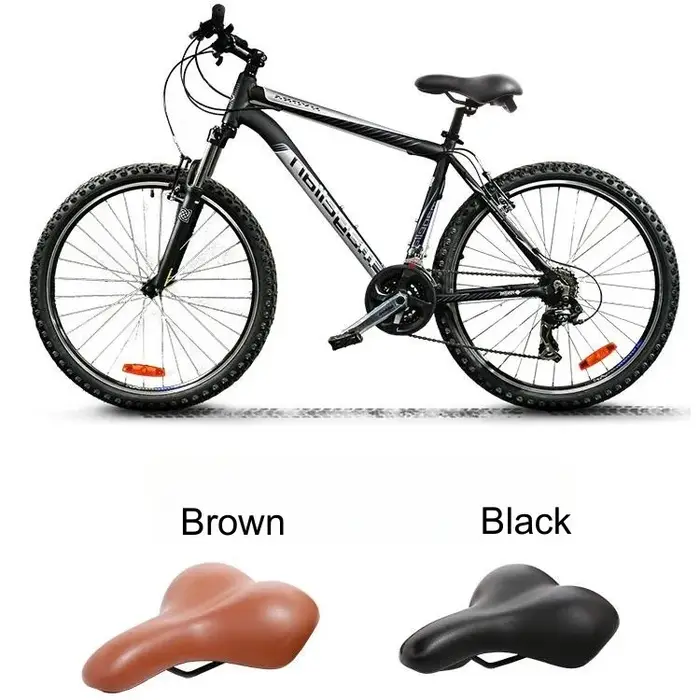 ZHIQIU Selle de vélo confortable de remplacement de siège de vélos de ville ou de route avec large coussin pour hommes et femmes