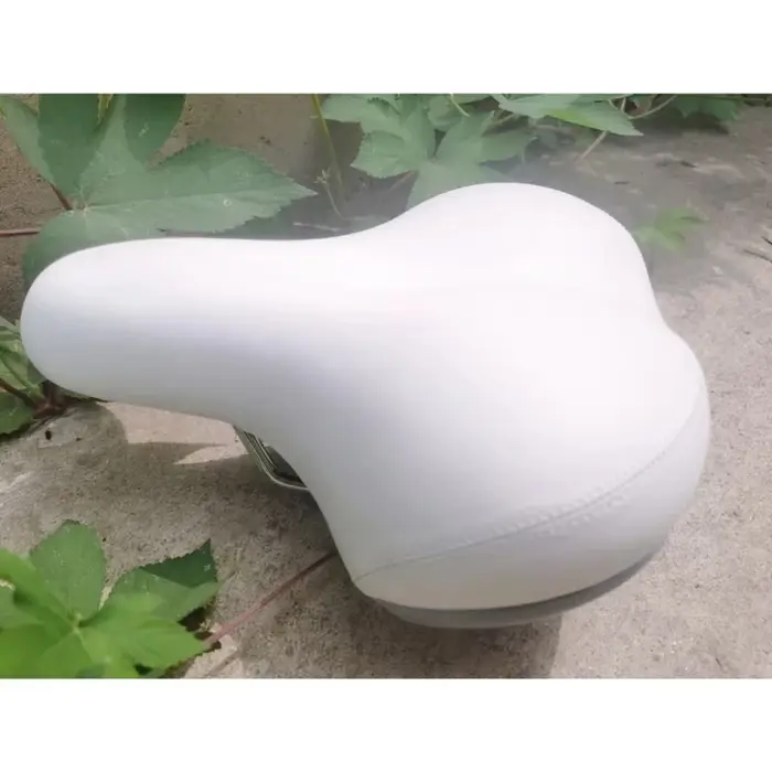 Selle de vélo blanche avec ressort, pour vélo de ville, 03/commConsulImaging Parts