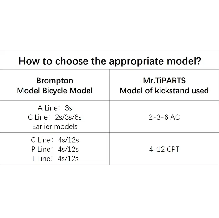 Mr.Tiparts-Support de 16 pouces en alliage d'aluminium, pour Bromsilice Bike C Line A Line
