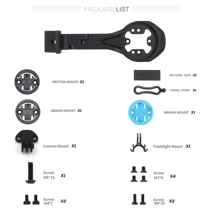 Support d'ordinateur pour guidon de vélo en alliage d'aluminium