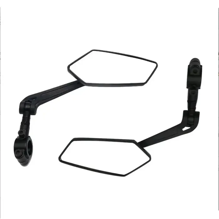 Rétroviseur de vélo vtt, miroir d'examen de vélo de route de montagne, miroir de guidon rotatif régl