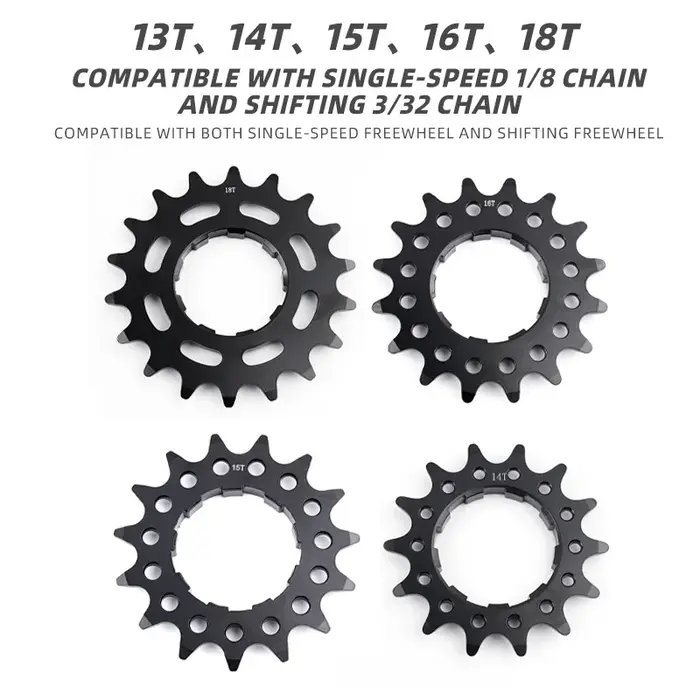 POLSO BMX vélo roue libre 12T 13T 14T 15T 16T 17T 18T acier chromé BMX pignon