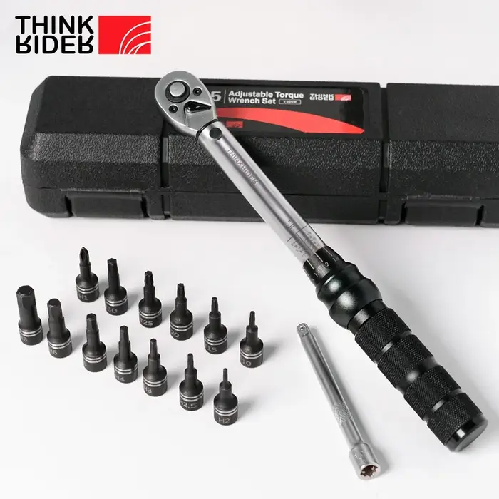 ThinkRider Professionnel NL-15 PRO Vélo Clé Dynamométrique 2-20N · m Clé Allen Outil Socket Set Kit