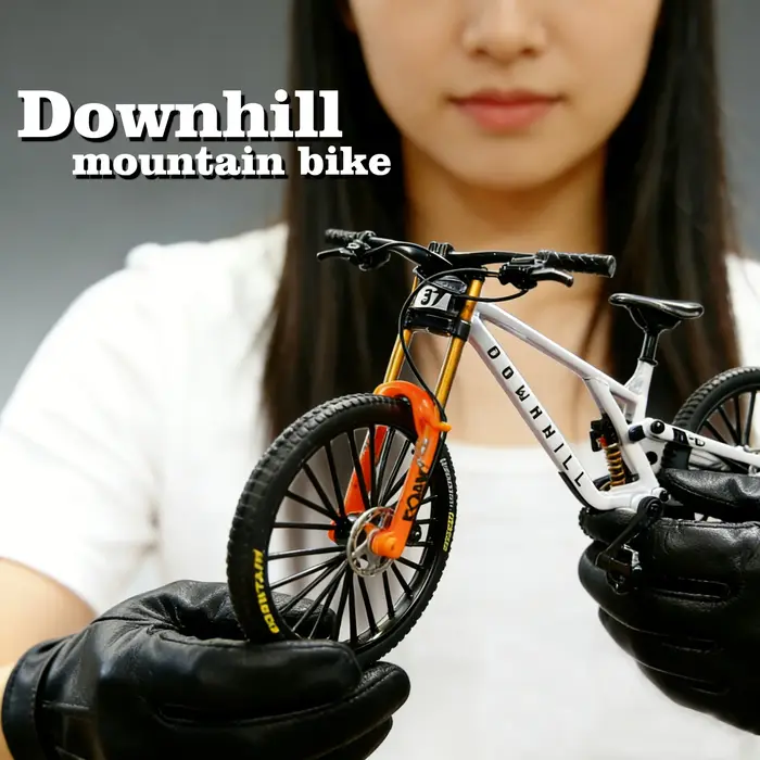 Modèle miniature de vélo de montagne en alliage à l'échelle 1:8