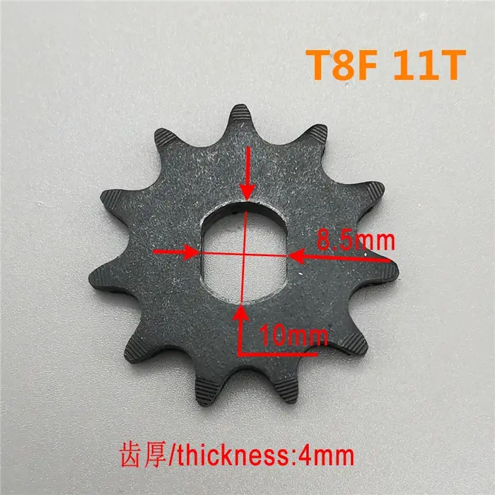 Pignon électrique 8T 9T 11T 13T 25H 410 420