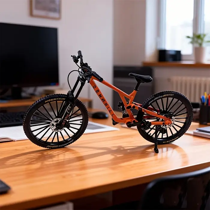 Modèle miniature de vélo de montagne en alliage à l'échelle 1:8