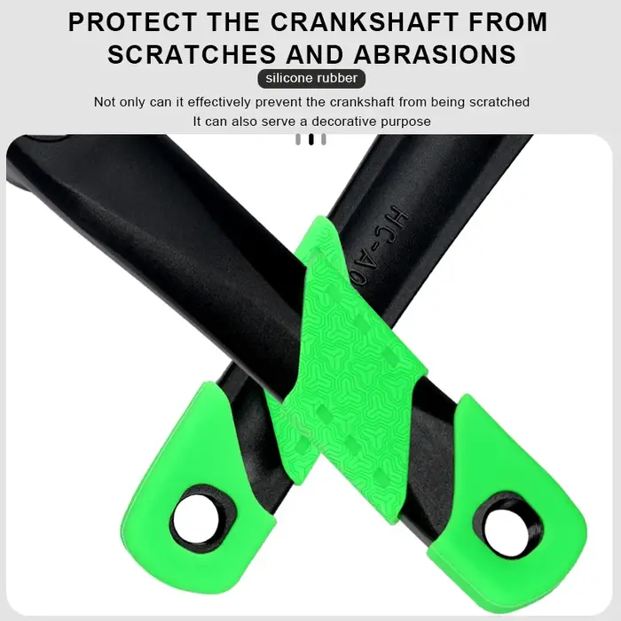 RIDERACE couvercle de protection de manivelle de vélo universel en Silicone VTT ensemble