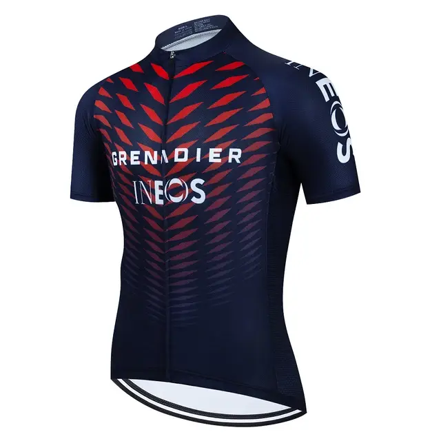 2025 INEOS Maillot de cyclisme hommes vtt haut de vélo en plein air vélo vêtements de cyclisme été à