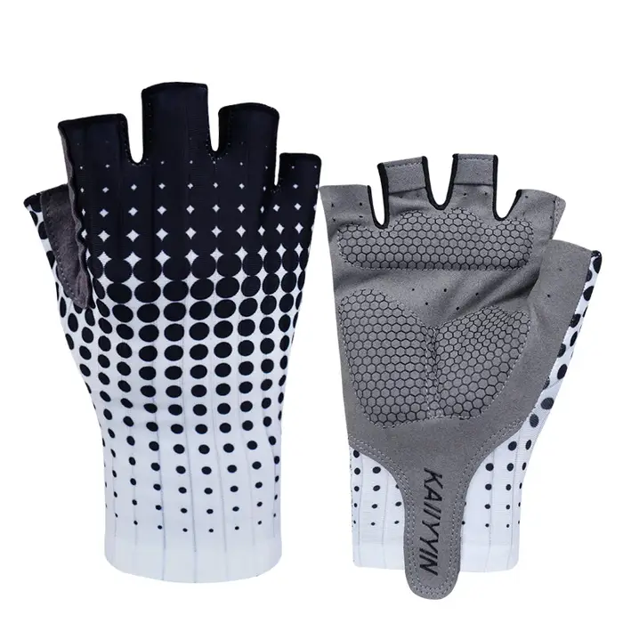 Nouveau Pro Aero Bike Team gants de cyclisme demi doigt en plein air vélo de route Sport gants homme