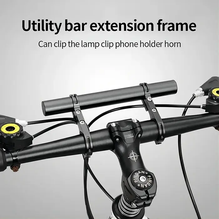 Support d'extension de guidon de vélo, cadre d'extension, Tube en carbone, Double cadre, Clip d'équitation, 20cm