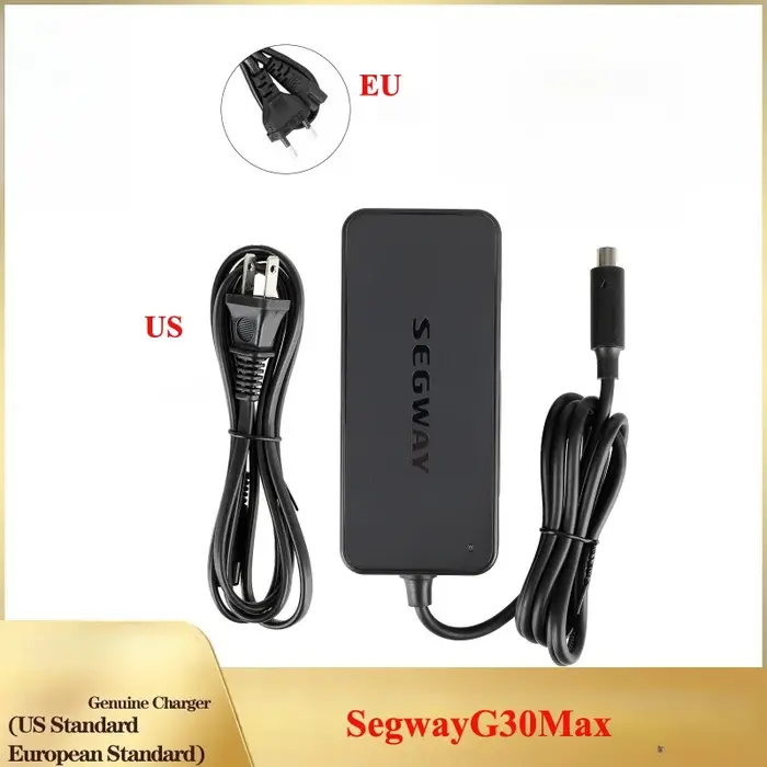 Chargeur d'origine Max G30 pour Scooter électrique Segway Max G30 42V