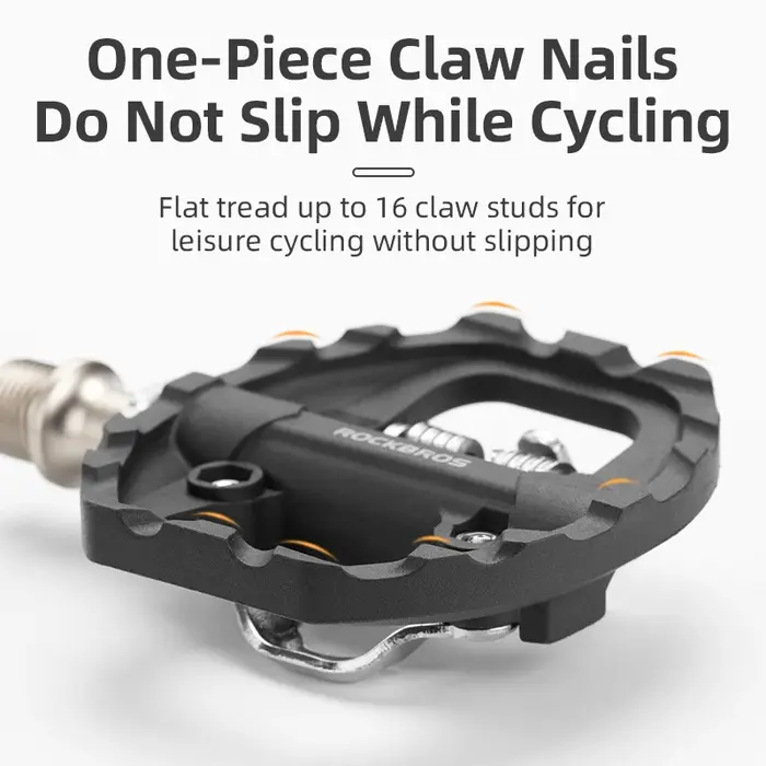 ROCKBROS pédale de verrouillage de vélo 2 en 1 serrure antidérapante pédale en Nylon pédales de vélo