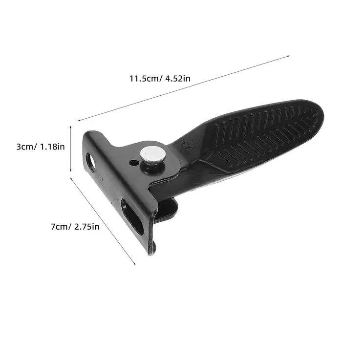 Pédales pliantes pour vélo électrique, support de pied en aluminium, conception pliable pour une conduite confortable, matériaux durables.