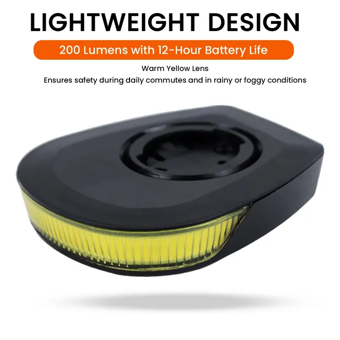 Phare de vélo diurne avec support pour ordinateur