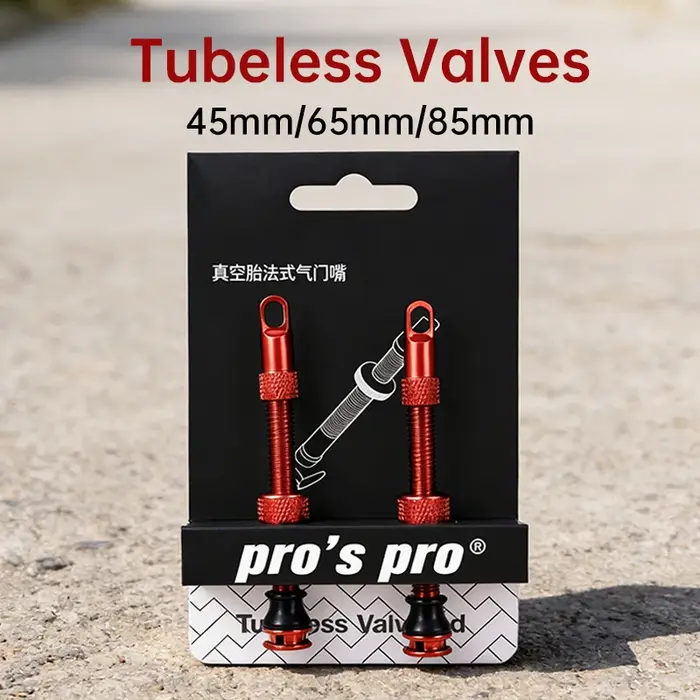Valve Tubeless de vélo Presta F/V