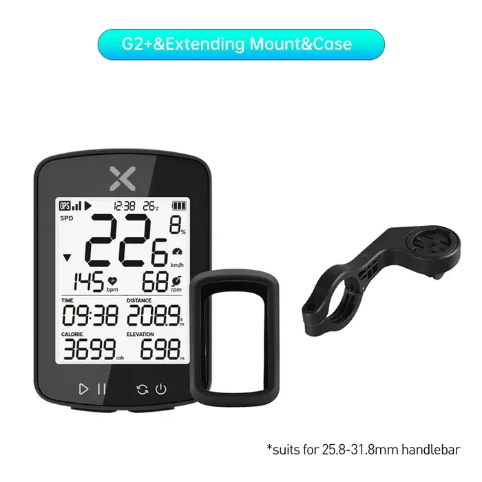 XOSS G2 Plus ordinateur de vélo sans fil GPS compteur de vitesse de cyclisme étanche ANT + Cadence